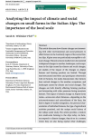 Analysing the impact of climate and social changes on small farms in the Italian Alps: the importance of the local scale