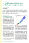 Le modèle agro-industriel face au déclin des énergies fossiles