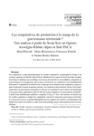 Les coopératives de production à la marge de la gouvernance territoriale ? Une analyse à partir de Scop-Scic en régions Auvergne-Rhône-Alpes et Sud-PACA