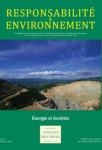 Annales des mines - Responsabilité & environnement, n. 111 - Juillet 2023 - Énergies et sociétés