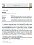 Comparing the effect of different agricultural land-use systems on biodiversity