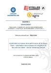 Amélioration et mesure de la performance de la Supply Chain : optimisation des processus et indicateurs en lien avec les clients : cas de l’entreprise Danone