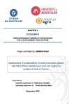 Assessment of sustainability of lentil production system with DEXi-PM to identify lever and lock implied in surface of lentil in France