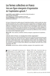 Les fermes collectives en France : vers une figure émergente d'organisation de l'exploitation agricole ?