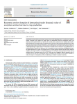 Ecosystem services footprint of international trade: economic value of ecosystem services lost due to crop production