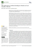 The application of artificial intelligence models for food security: a review