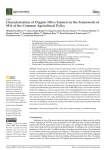 Characterisation of organic olive farmers in the framework of M11 of the common agricultural policy