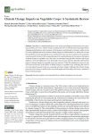 Climate change impacts on vegetable crops: a systematic review