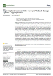 Improving environmental water supply in wetlands through optimal cropping patterns