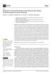 Response of food production and trade to the global socio-ecological system network