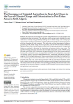 The emergence of irrigated agriculture in semi-arid zones in the face of climate change and urbanization in peri-urban areas in Setif, Algeria