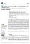 Agricultural practices for hillslope erosion mitigation: a case study in Morocco