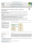 Biodiversity responses to agricultural practices in cropland and natural habitats