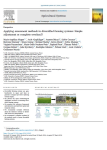 Applying assessment methods to diversified farming systems: simple adjustment or complete overhaul?