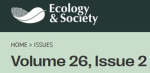 Ecology and Society, vol. 26, n. 2 - June 2021