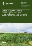 Agronomy, vol. 14, n. 4 - April 2024 - Cereal-legume double cropping toward more sustainable organic systems