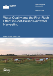 Water, vol. 16, n. 10 - May 2024 - Water quality and the first-flush effect in roof-based rainwater harvesting