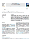 Are Geographical Indication products environmentally sound? The case of pears in North of Italy