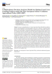 A multicriteria decision analysis model for optimal land uses: guiding farmers under the new European Union’s Common Agricultural Policy (2023–2027)