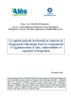 Le capital agricole territorial en contexte de changement climatique dans la communauté d’Agglomération d’Alès, vulnérabilités et capacités d’adaptation