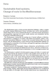 Sustainable food systems. Change of route in the Mediterranean