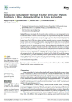 Enhancing sustainability through weather derivative option contracts: a risk management tool in Greek agriculture