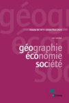 Géographie, Economie, Société, vol. 26, n. 1 - Janvier-Mars 2024