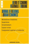 Revue d'Économie Régionale & Urbaine, n. 4 - Octobre 2024