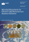 Water, vol. 16, n. 24 - December 2024 - Microbial biosorbents for efficient cd(II) removal from aqueous solutions 