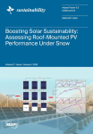 Sustainability, vol. 17, n. 1 - January 2025 - Boosting solar sustainability: assessing roof-mounted PV performance under snow