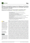Efficiency of geostatistical approach for mapping and modeling soil site-specific management zones for sustainable agriculture management in drylands