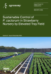Agronomy, vol. 14, n. 12 - December 2024 - Sustainable control of P. cactorum in strawberry nursery by elevated tray field