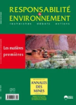 Annales des mines - Responsabilité & environnement, n. 58 - Avril 2010 - Les matières premières