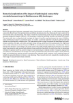 Numerical exploration of the impact of hydrological connectivity on rainfed annual crops in Mediterranean hilly landscapes