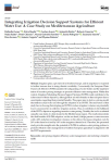 Integrating irrigation decision support systems for efficient water use: a case study on Mediterranean agriculture