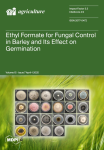 Agriculture, vol. 15, n. 7 - April 2025 - Ethyl formate for fungal control in barley and its effect on germination