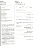 METU Studies in development = ODTU gelisme dergisi, vol. 25, n. 2 - 1998