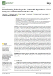 Smart farming technologies for sustainable agriculture: a case study of a Mediterranean aromatic farm
