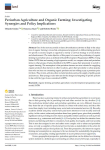 Periurban agriculture and organic farming: investigating synergies and policy implications