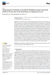 Mapping the potential to establish multifunctional agrofood parks to foster the food transition at a regional level
