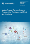 Sustainability, vol. 17, n. 8 - April 2025 - Metal-doped carbon dots as fenton-like catalysts and their application