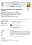 Addressing key issues and knowledge gaps in resilience science for agriculture