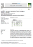Mapping agricultural ecosystem services. A systematic review