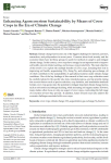 Enhancing agroecosystem sustainability by means of cover crops in the era of climate change