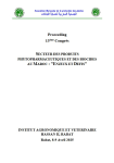 Secteur des produits phytopharmaceutiques et des biocides au Maroc : "Enjeux et defis"