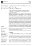 Assessing global agricultural greenhouse gas emissions: key drivers and mitigation strategies
