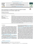Waste management of multiple food products through IoT enabled preservation policies and secondary supply chains