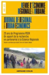 Revue d'Économie Régionale & Urbaine, n. 3 - Juin 2025 - 25 ans de Programme PSDR : Un apport de la recherche en partenariat à la Science Régionale