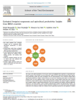 Ecological footprint components and agricultural productivity: insights from MENA countries