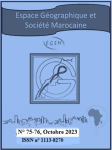 Espace géographique & société marocaine, n. 75-76 - Octobre 2023